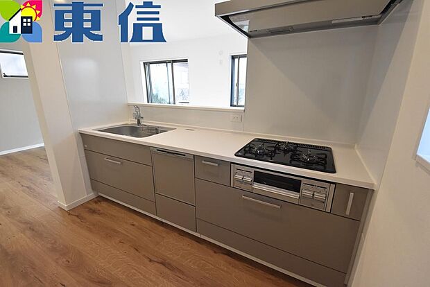 キッチン♪食洗機付き♪蛇口一体型浄水器