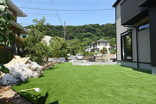 庭（２０２５年７月２８日撮影）