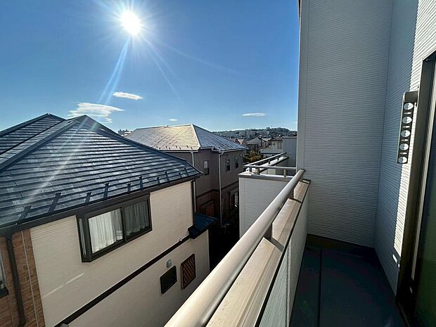 東側バルコニーの眺望