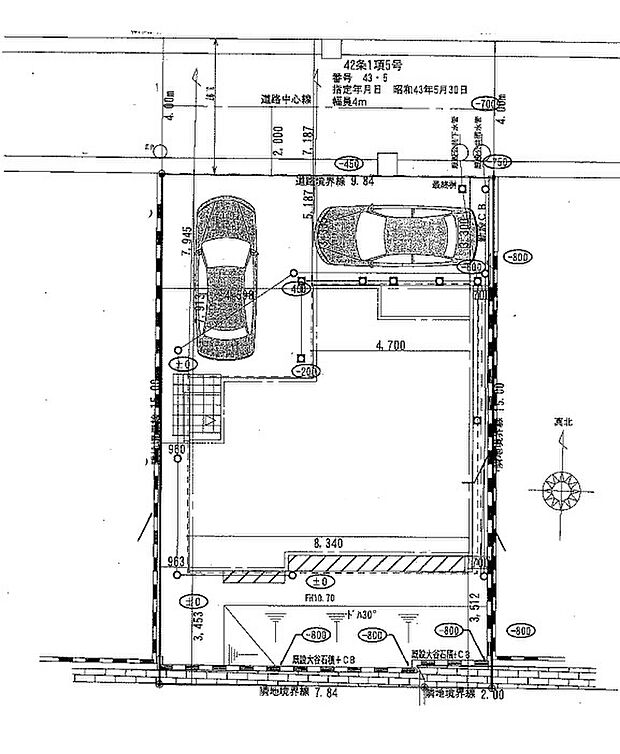 区画図♪カースペース2台分