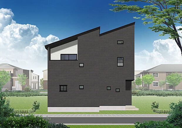 建物イメージパース北面