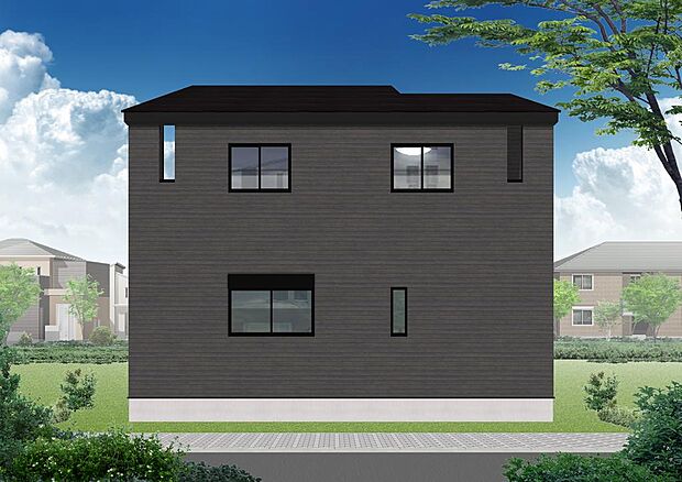 建物イメージパース東面