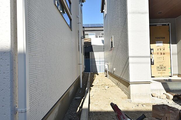 1，2号棟境界（2025年12月1日撮影）