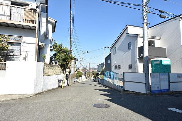 前面道路・北西側