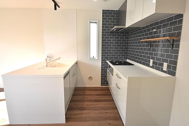 1号棟・キッチン♪食洗機付き♪蛇口一体型浄水器