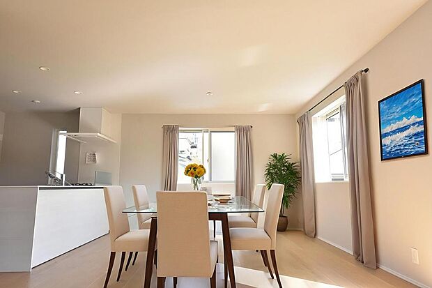 LDKインテリアイメージ ※家具、装飾類はCG合成です