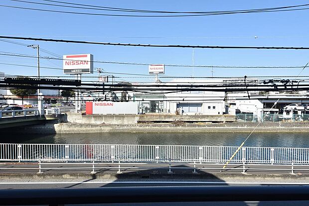 バルコニー北西側からの眺望