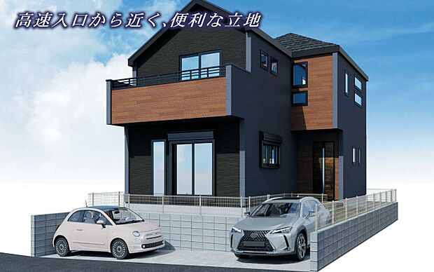 外観完成イメージ　2026年5月完成予定♪