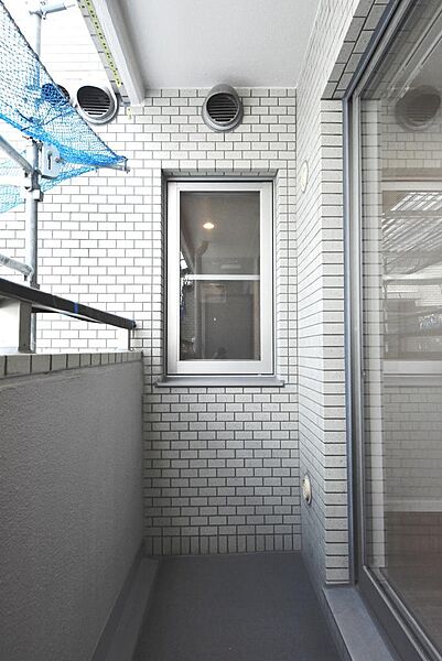 北側バルコニー