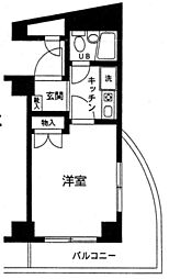 ヴランニュー金沢八景 1Kの間取図画像