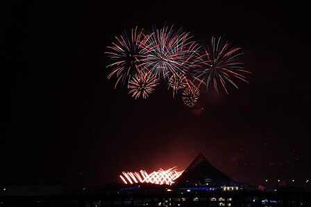八景島の花火大会が目の前に見れます♪