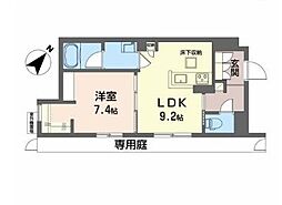 La maison marron 1階1LDKの間取り