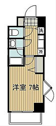 フェイム江坂 1Kの間取図画像
