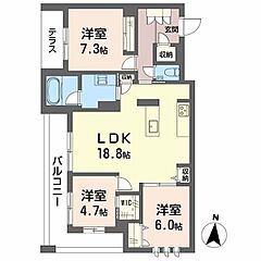 物件の間取り