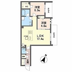 ハムステッドアレー 1階/102