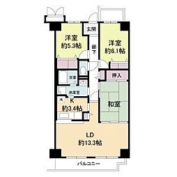 ミストラル岸部南 6階