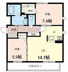 グランフローラ 2階/-