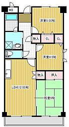 ツインプラザ千里 3LDKの間取図画像