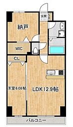 GROOVE豊中レジデンス 1SLDKの間取図画像