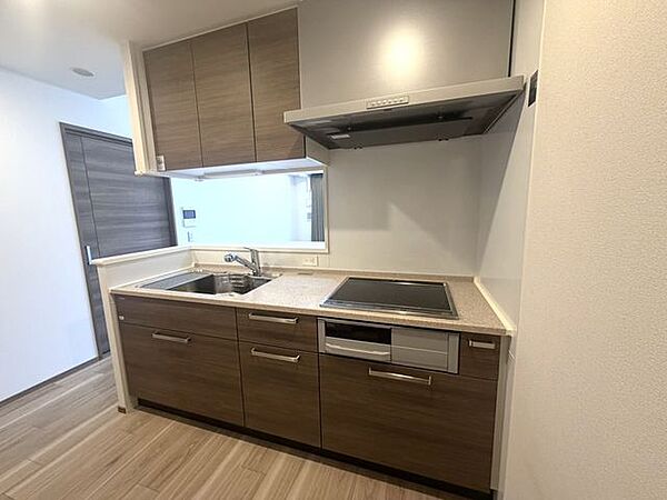 カウンタータイプのキッチン。