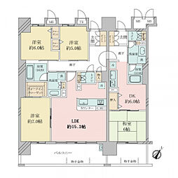 プレミスト守口梅園 4LDKの間取図画像