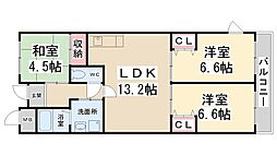 セントラルコンフォート 3LDKの間取図画像