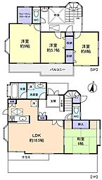 緑が丘1丁目戸建 4LDKの間取り