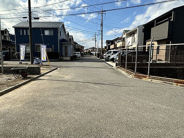 前面道路公道、幅員6メートル