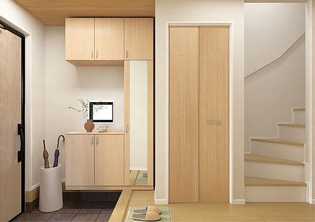 玄関の完成予想イメージ図