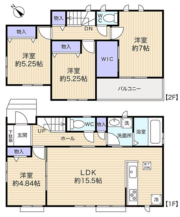 全居室使い勝手の良い洋室仕様の4LDK