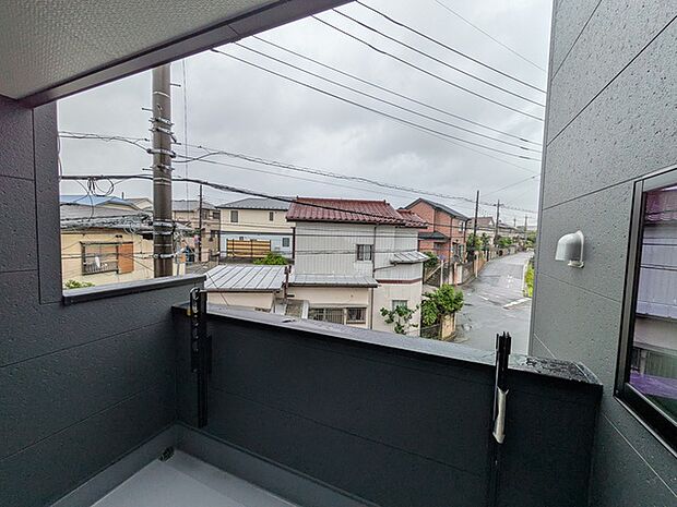 閑静な住宅地が広がる景観