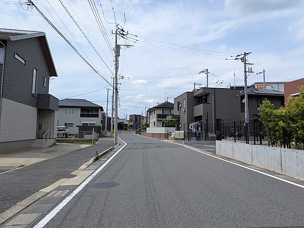 ファミリー層が多く住む住宅街
