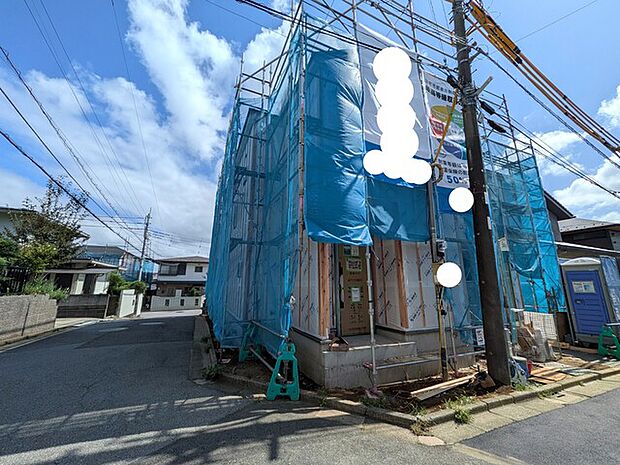 開放感のある北東角地
