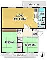 落合団地3-3-5号棟4階6.5万円