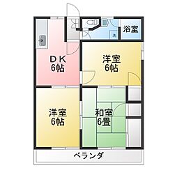間取図画像 3DK