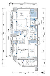 VITA八王子 4階3LDKの間取り