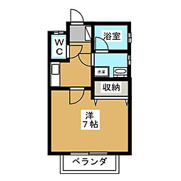 間取図画像 1K