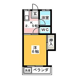 間取図画像 1K
