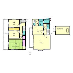 エーデルワイス 1階3LDKの間取り