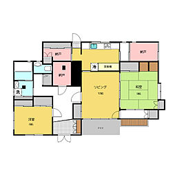 ロコハウスＣ棟 1階2SLDKの間取り