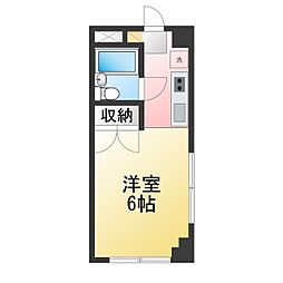 ガーデンハイツ ワンルームの間取図画像