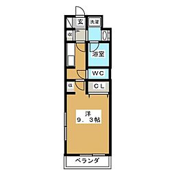 avenir吉祥寺 1Kの間取図画像
