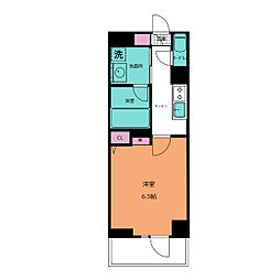 グランドレジデンスミタカ 1Kの間取図画像