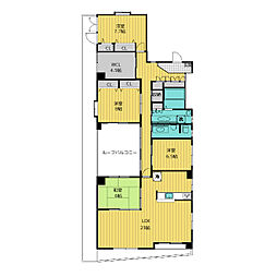 Ｇ−ＣＬＥＦ 3階4LDKの間取り