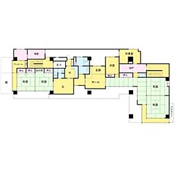 京王線 府中駅 徒歩4分の賃貸マンション 10階5SLDKの間取り