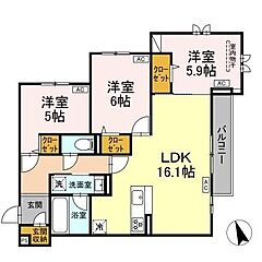 物件の間取り