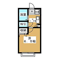 間取図画像 1K