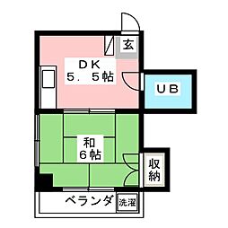 間取図画像 1DK