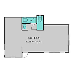 ソラナ西橋本 ワンルームの間取図画像