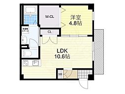 フィユフラッツ豊津Luxe 2階